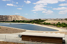 Geomembrane leak detection for lagoons and anaerobic digesters